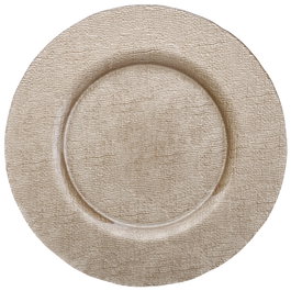 Avet Plato de Presentación 33 cm, Pack de 6 Unidades, Colección Cotton Sand